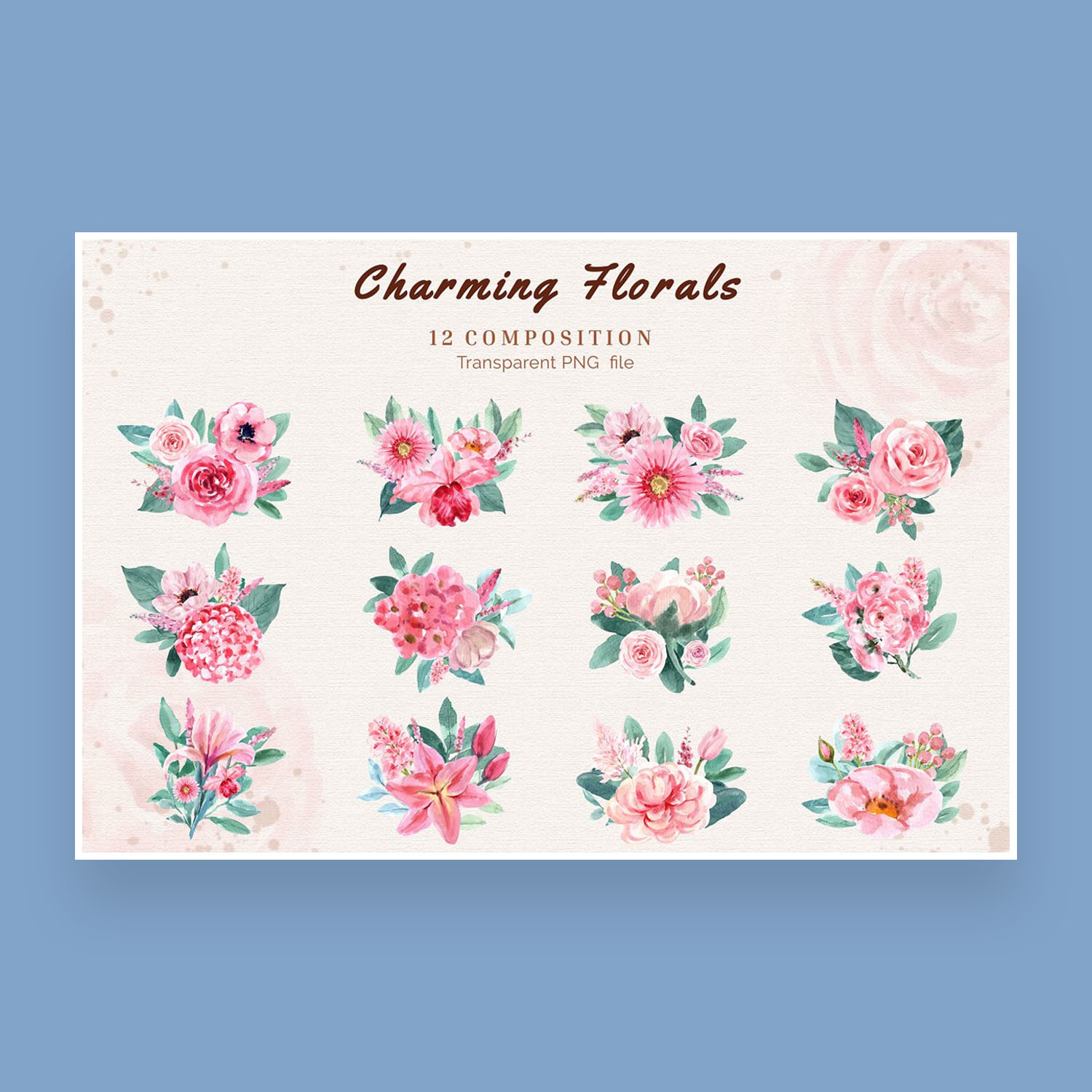 Beautiful flowers on your prints.