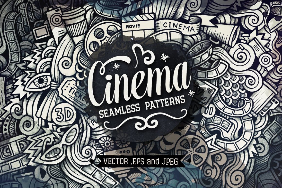 Cinema Graphics Patterns Preview 1.