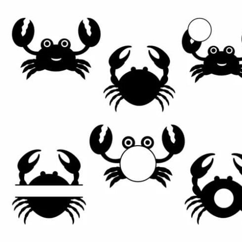crab svg illustrations.