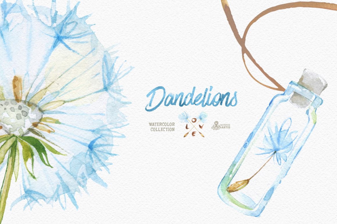 Title card with dandelion.