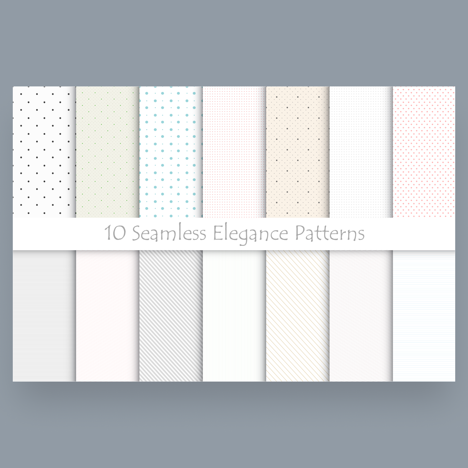delicate seamless patterns cover image.
