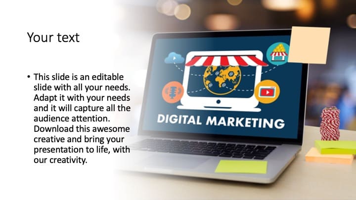 Digital Marketing Presentation Template Free 4.