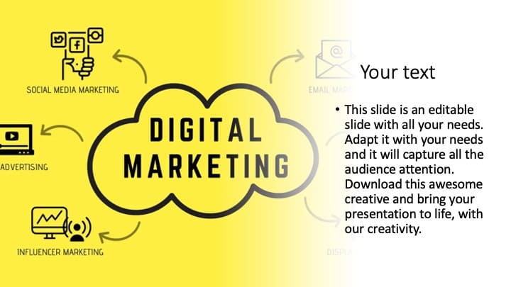 Digital Marketing Presentation Template Free 5.