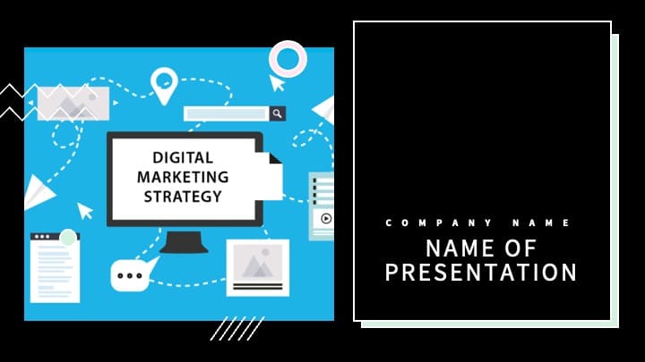 Digital Marketing Strategy Powerpoint Template Free 1.