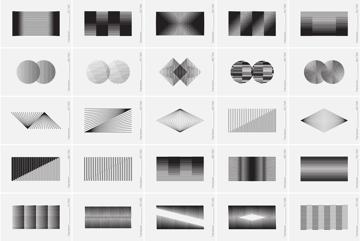 Monochrome shapes for your uses.
