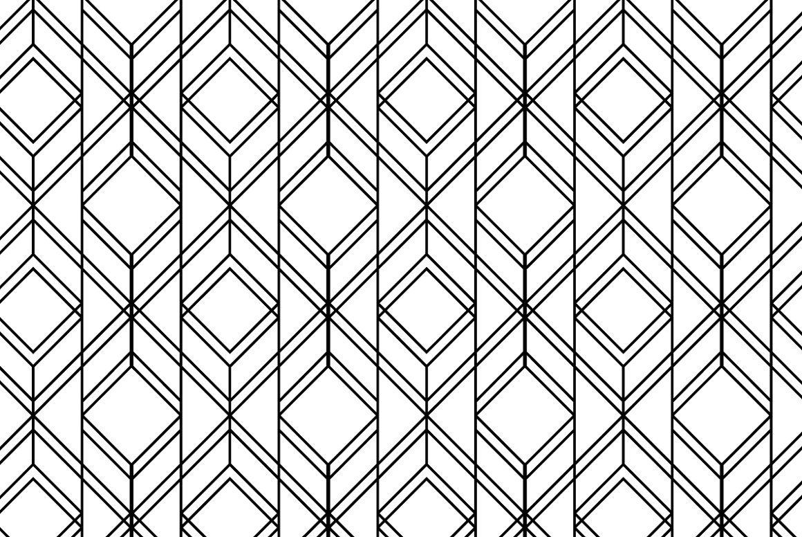 Different geometric shapes on a white background.