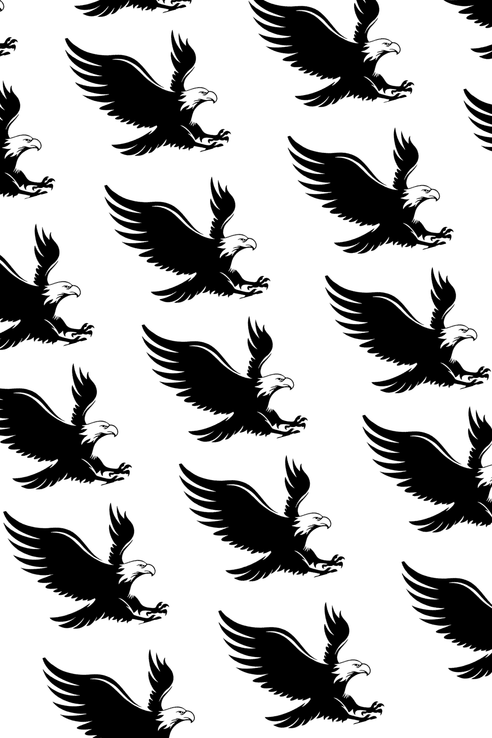 Eagle,American Eagle, American Symbol - A Flock of Eagles InThe Background.