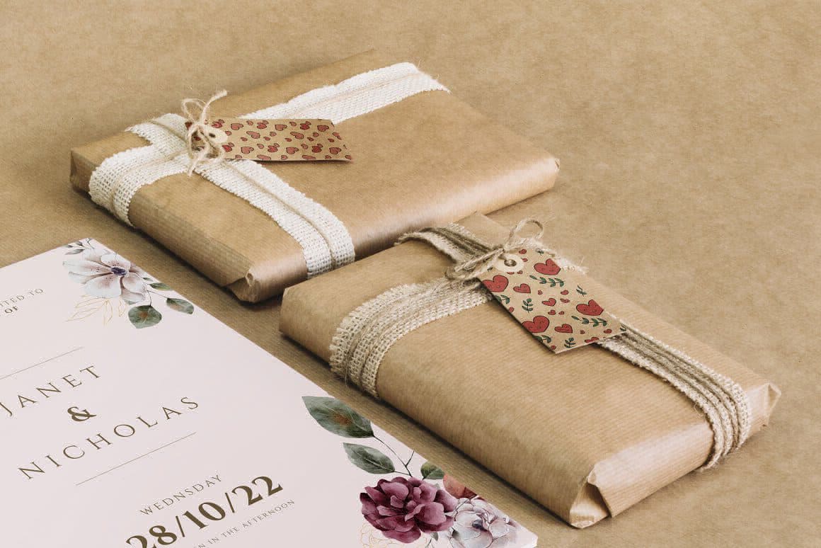Elegant Floral Wedding Card Preview 3.