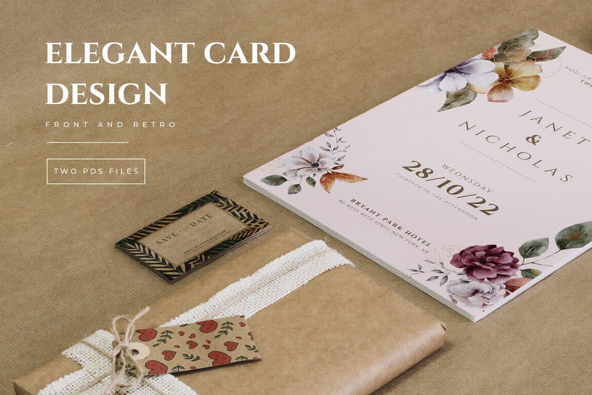 Elegant Floral Wedding Card Preview 5.