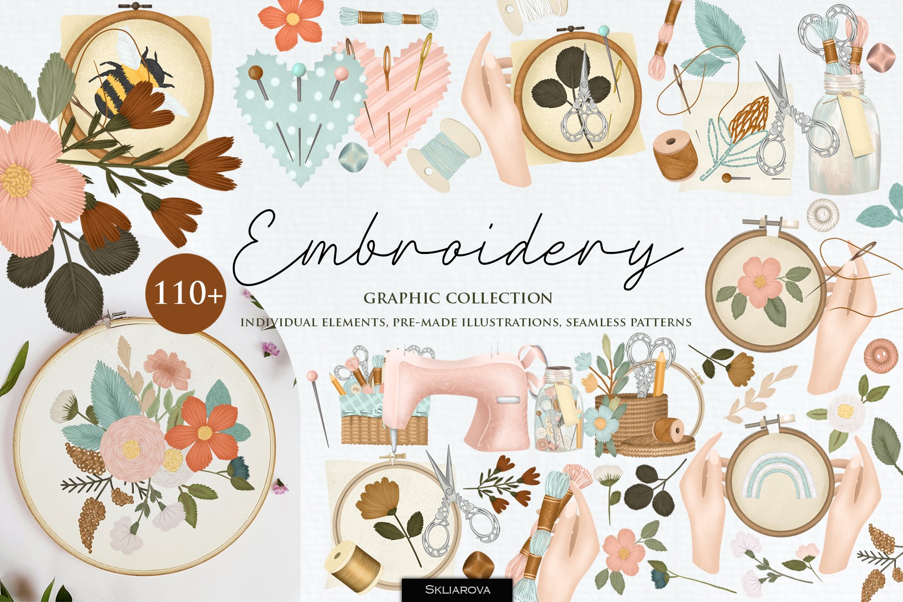 embroidery needlework collection