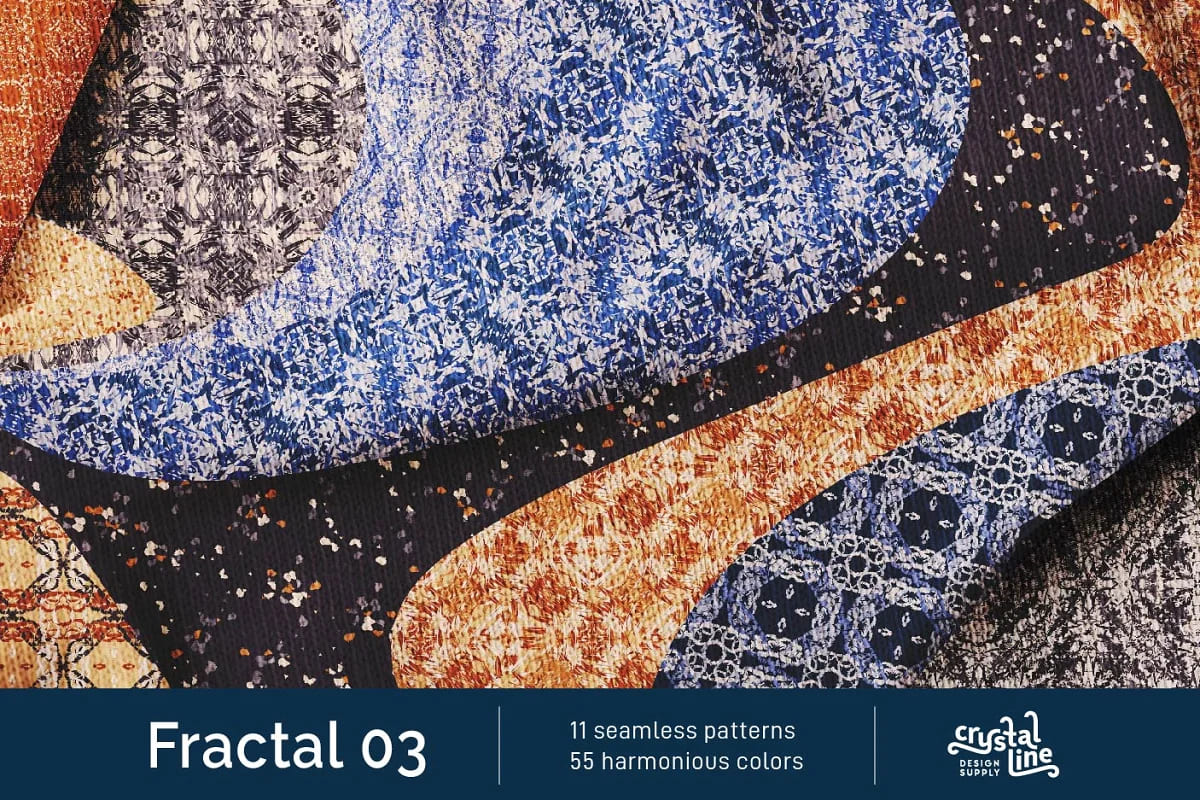 fractal pattern 03 for printed fabrics.