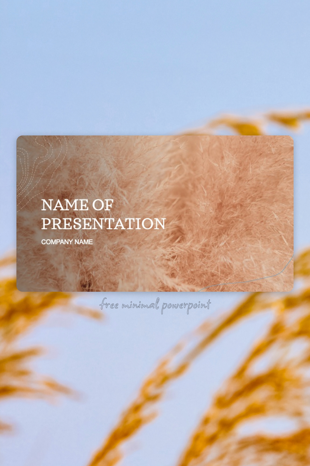 An image with a presentation key.