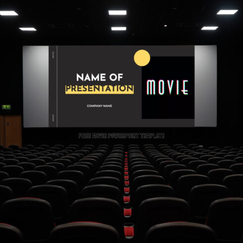 A presentation on the theme of the cinema is provided.