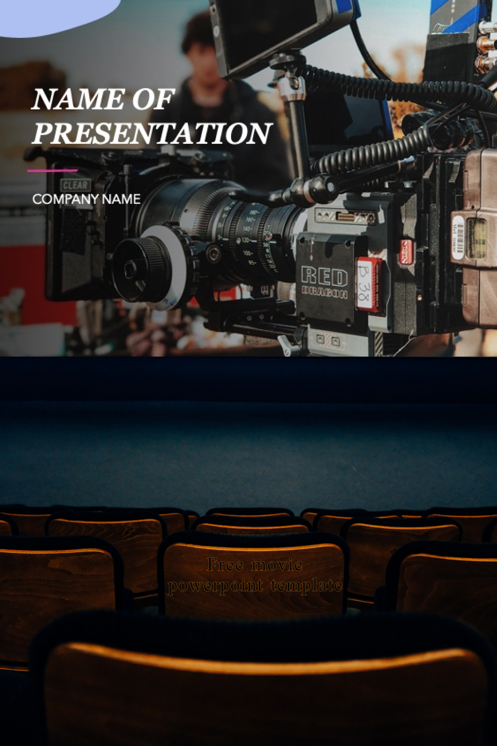 Free movie powerpoint template of pinterest.