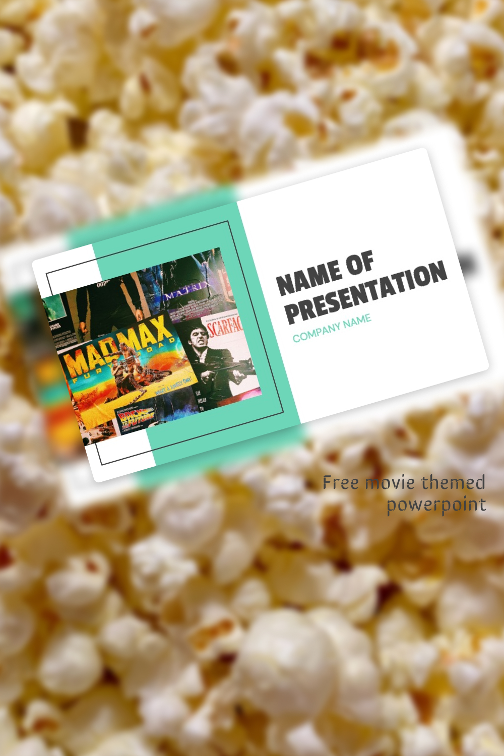 Free movie themed powerpoint.