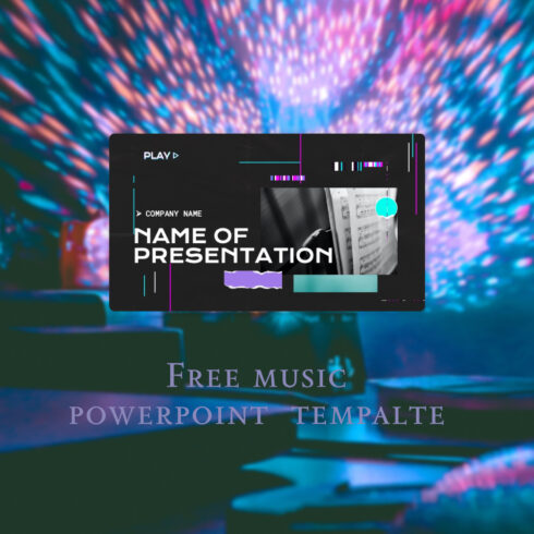 Free music powerpoint tempalte for facebook.