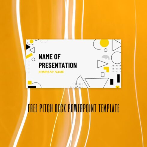 Free Pitch Deck Powerpoint Template 1500 1.