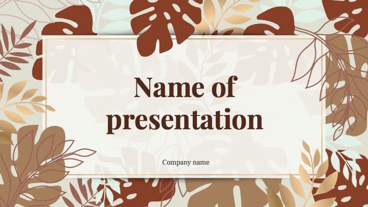 Free Rustic Wedding Powerpoint Template Preview 1.