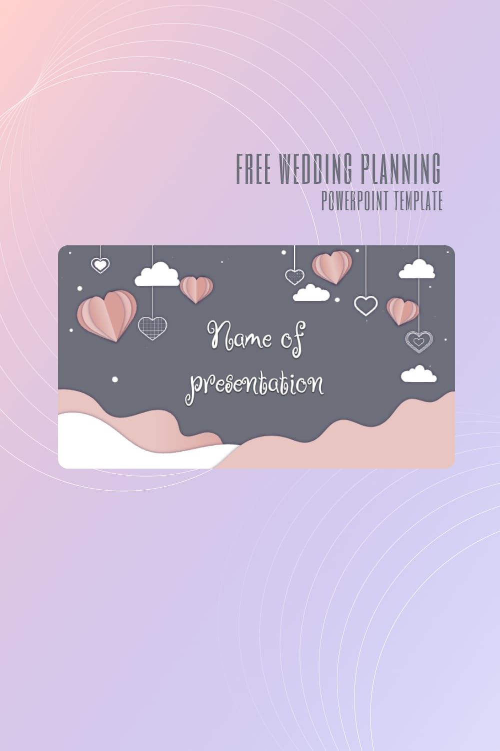 Pinterest Free Wedding Planning Powerpoint Template.