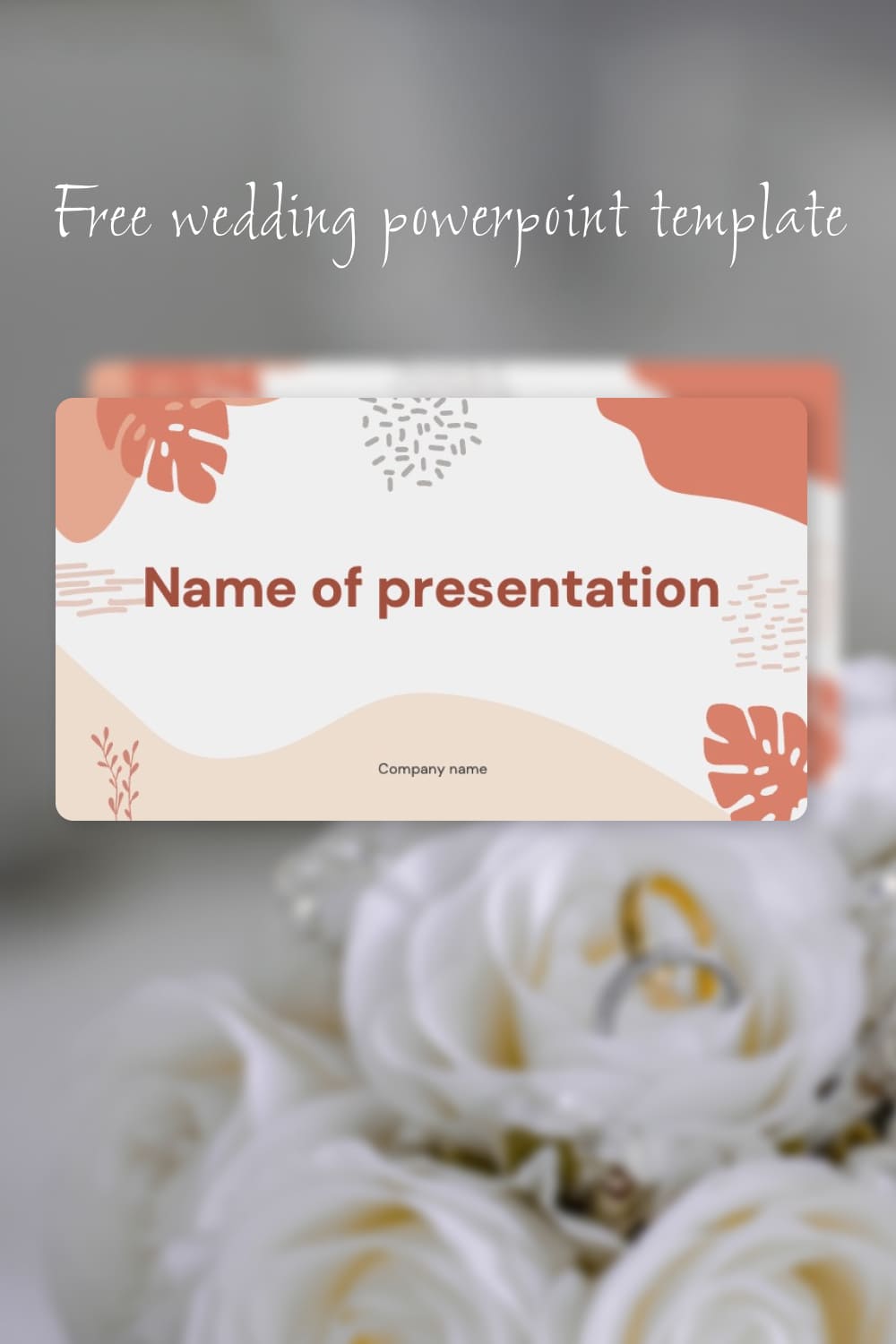 Pinterest Free Wedding Powerpoint Template.