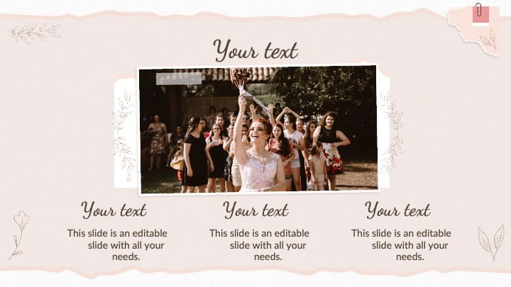 Free Wedding Slideshow Powerpoint Template Preview 3.