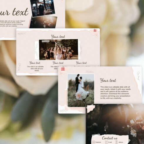 Free Wedding Slideshow Powerpoint Template – MasterBundles