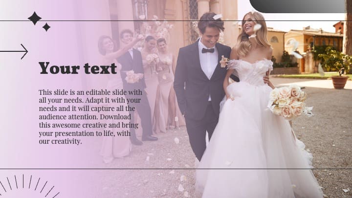 Free Wedding Themed Powerpoint Template 2.