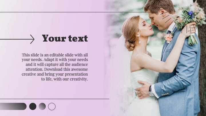 Free Wedding Themed Powerpoint Template 4.