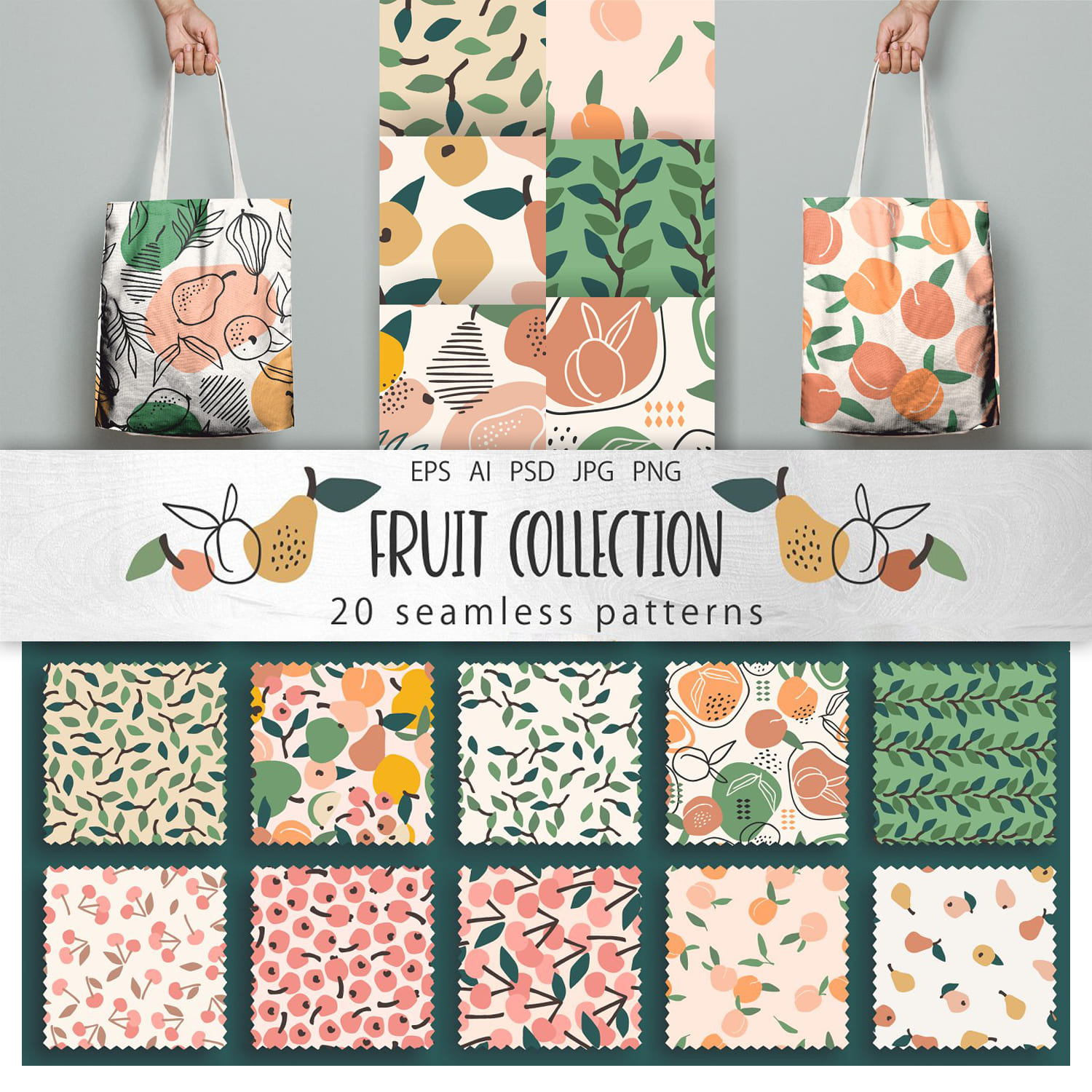 Fruit Collection 20 Patterns cover image.