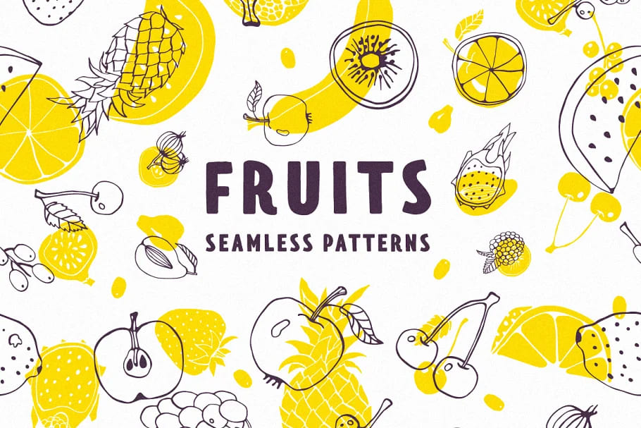 fruits patterns.