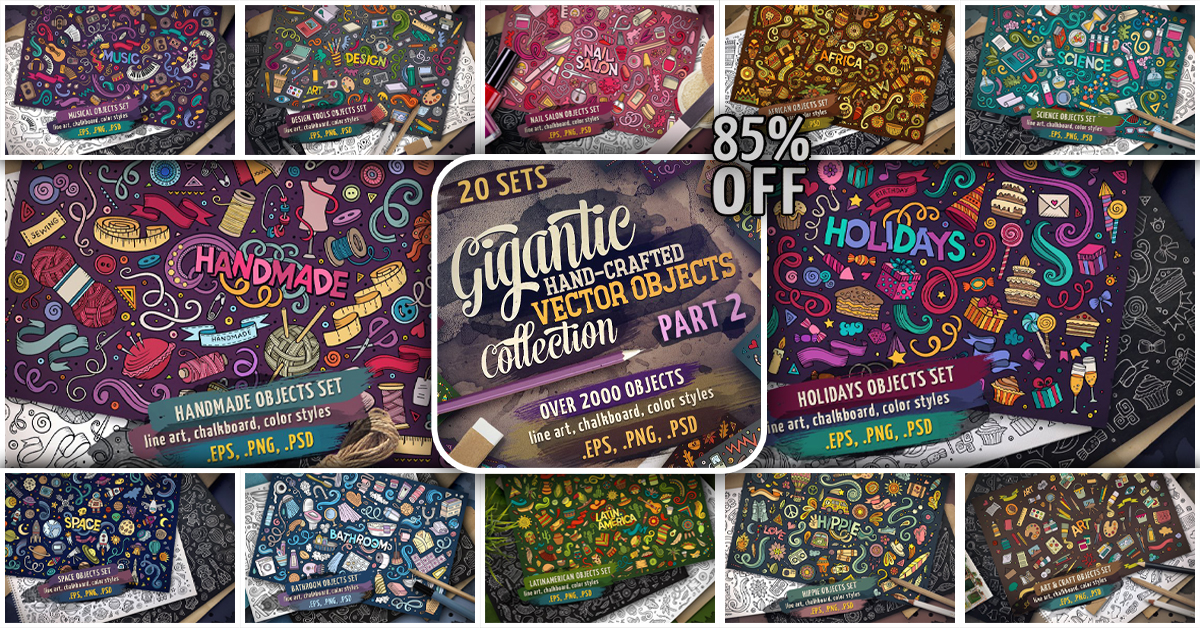 Gigantic Objects Bundle Part 2 – MasterBundles