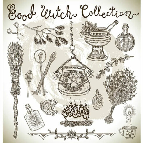 good witch collection elements.