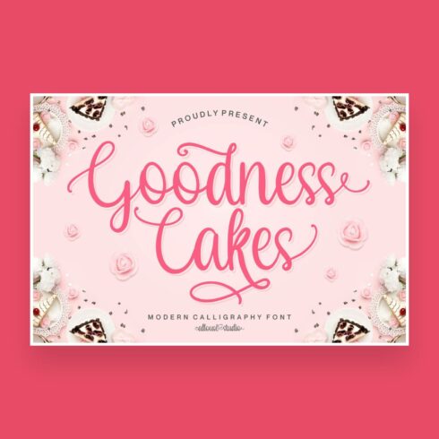 Goodness cakes font main cover.