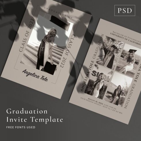 Graduation Invite Template PSD1500x1500 1.