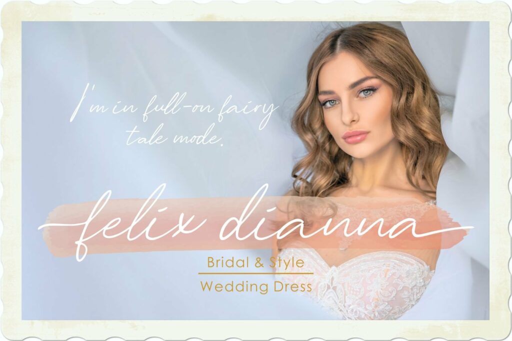 Greater delight font bridal style.