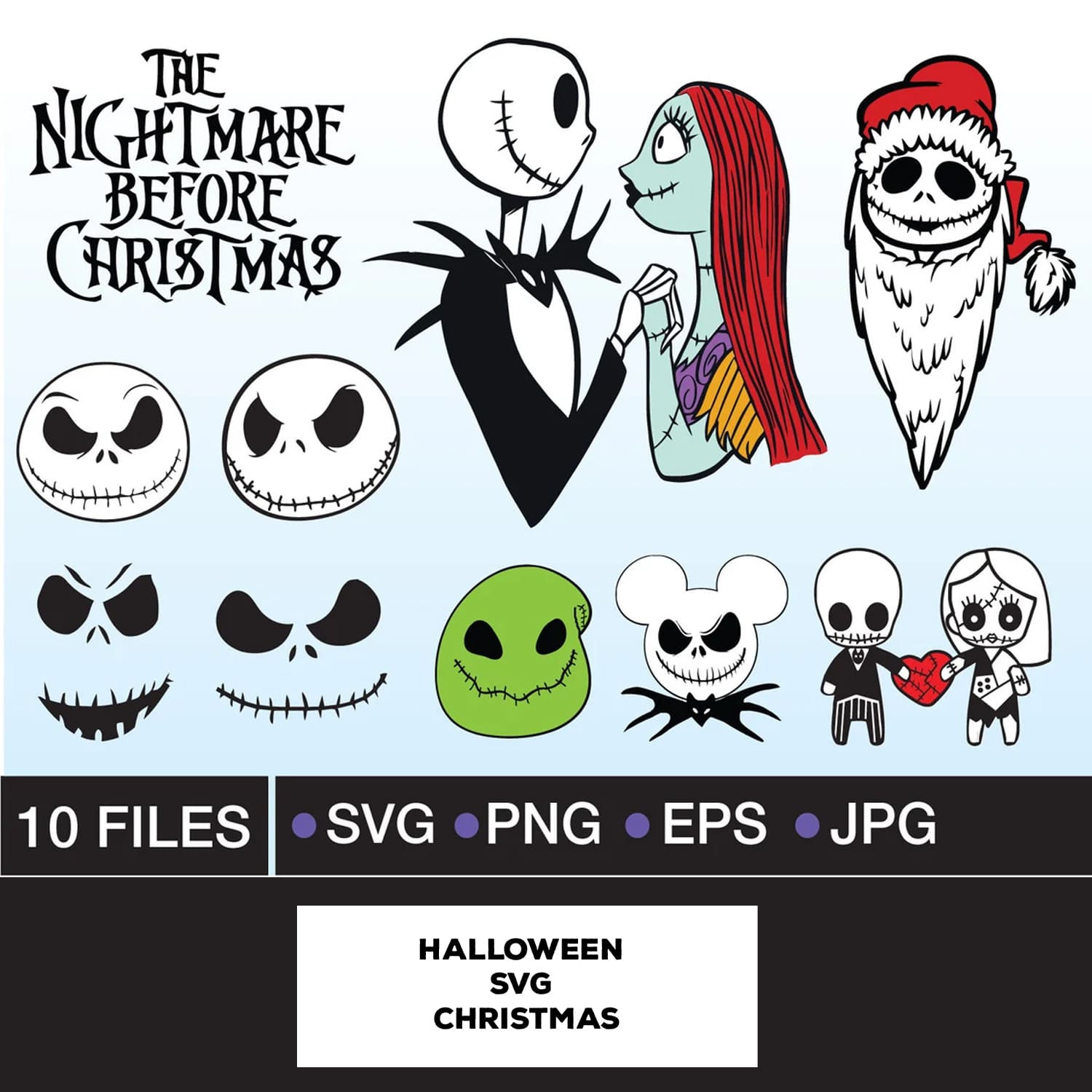 Halloween SVG Christmas cover image.