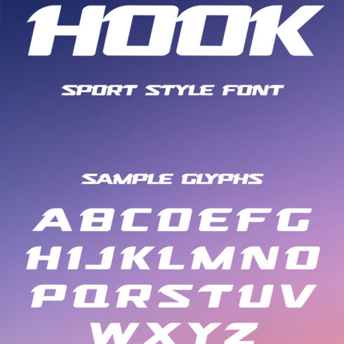 Sport Style Font / Hook Font | Master Bundles