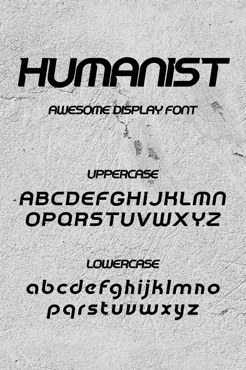 Humanist font of pinterest.