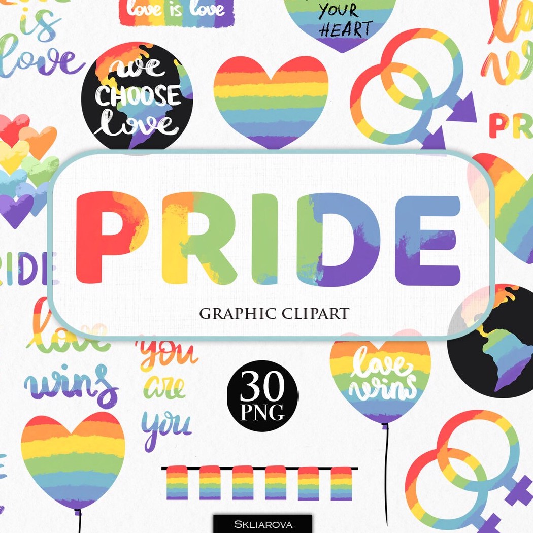 Gay Pride Clipart LGBT cover image.