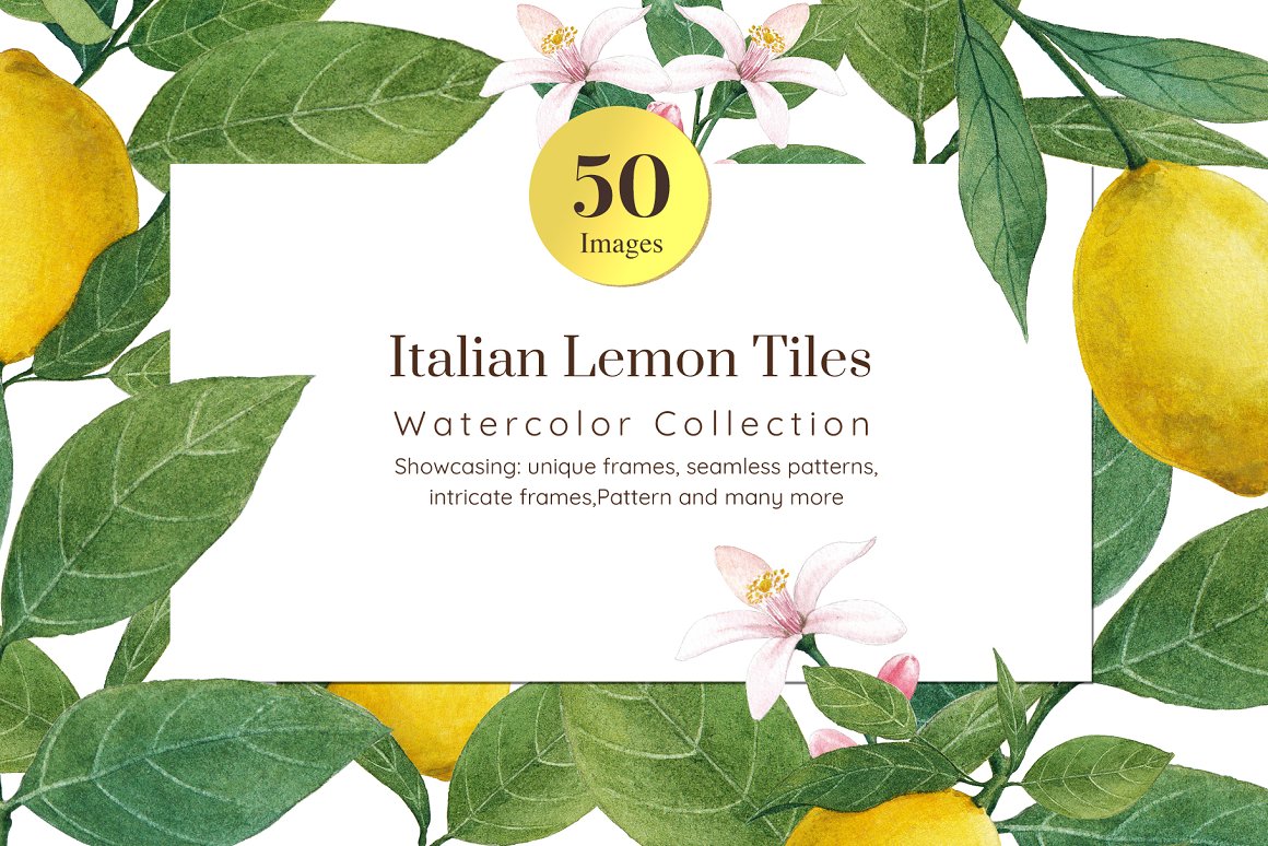 Preview of a product on the theme of lemon.