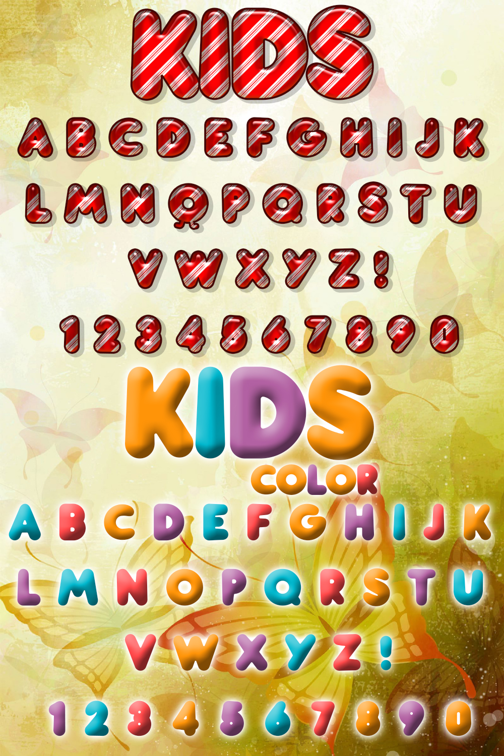 Kids font of pinterest.