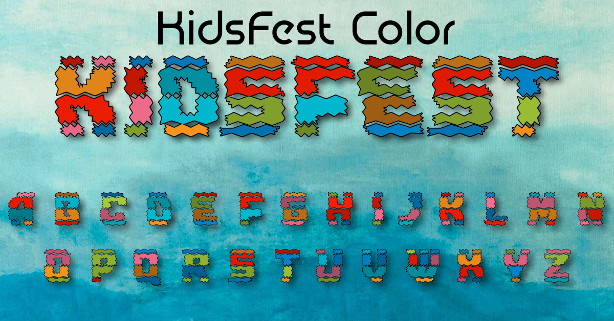 Kidsfest font for facebook.