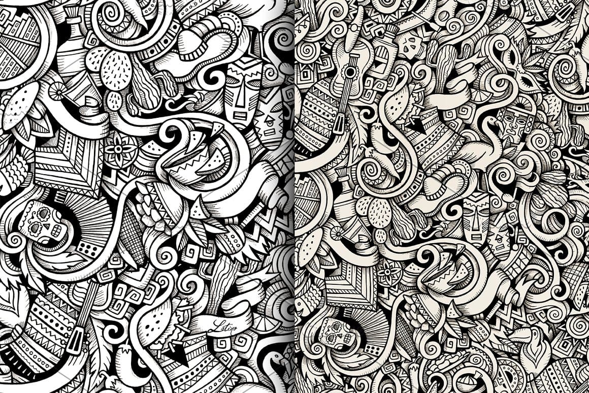 Latin American Graphics Patterns Preview 3.
