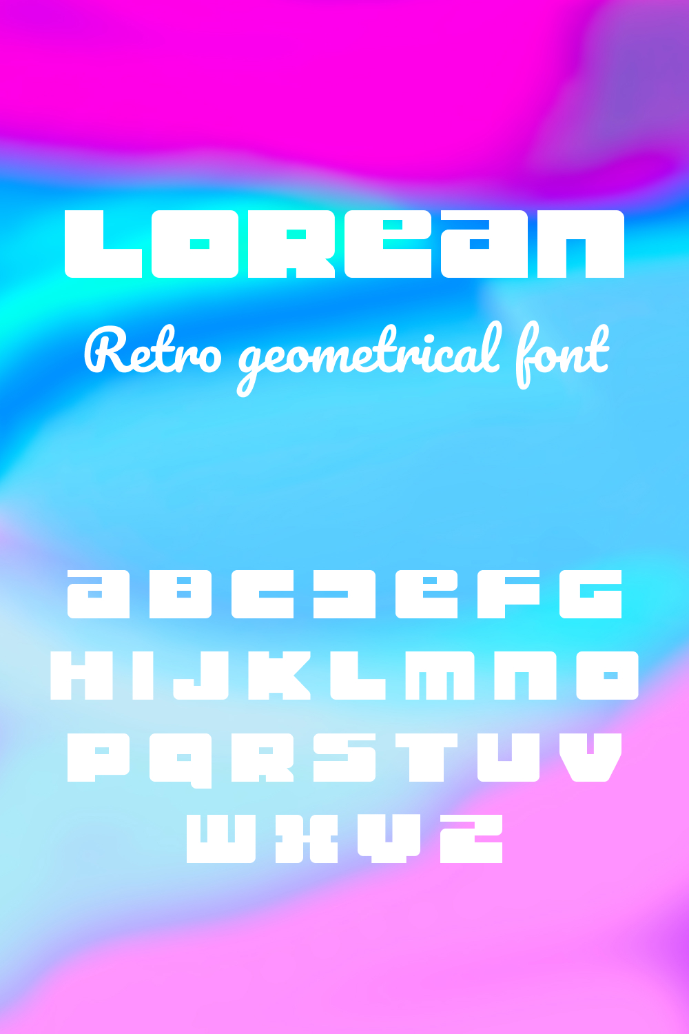 Lorean font of pinterest.