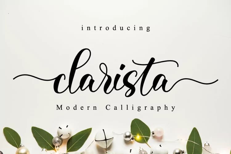 lovely font bundle, clarista calligraphy.