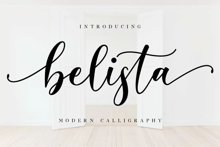 lovely font bundle, belista calligraphy.