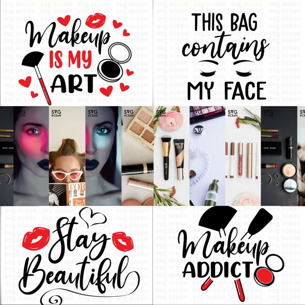 Makeup SVG Bundle | Makeup Brushes Cut File | Cricut – MasterBundles