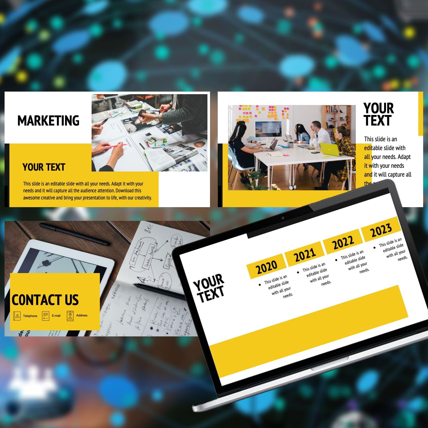 Marketing Powerpoint Template Free 1500 2.