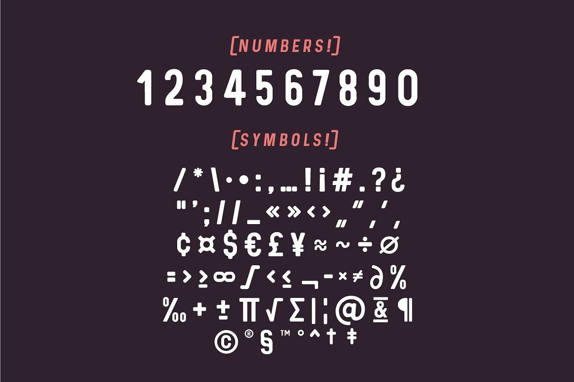 Numbers and characters in font style are shown.