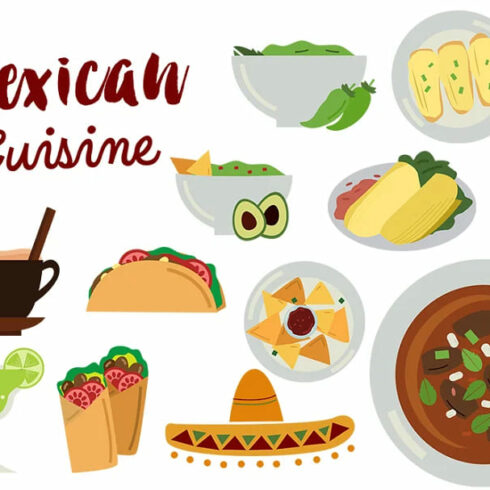 Mexican Clip Art, Tacos Clip Art | MasterBundles